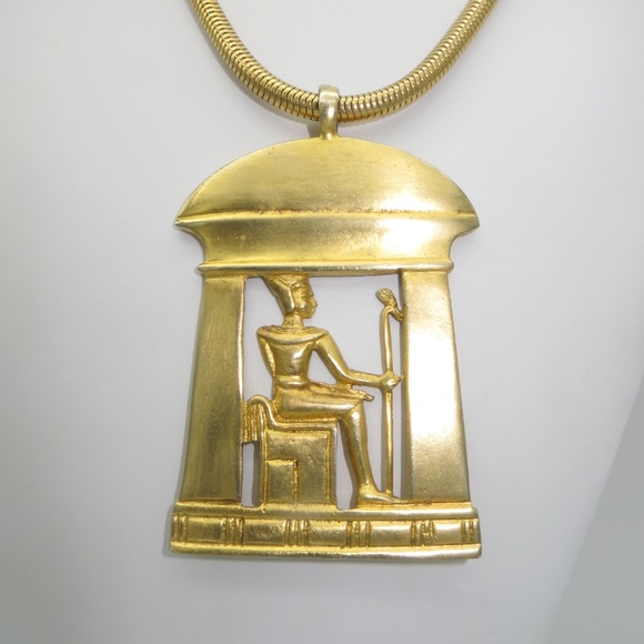 1960"s Kenneth Lane Egyptian Revival Necklace
